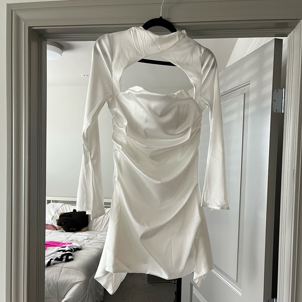 white dress